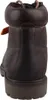 Auf dem Bild ist ein schwarzer Stiefel zu sehen der eine glatte Oberfläche hat und einen hohen Schaft aufweist. Der Stiefel ist von der linken Seite abgebildet und zeigt die profilierte Sohle. Produktbild-Vorschau