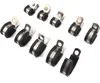 10 PCs Auto Gummi Kissen Rohrklemmen Edelstahlklemmen, Produktbild-Vorschau 1