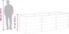 Garten-Hochbeet 300x100x91 cm WPC Grau Produktbild-Vorschau 8