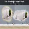 LED Badspiegel Wolke 80x55cm Beschlagfrei 3 Lichtfarbe Produktbild-Vorschau 5