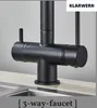 Felix | 3 Wege Premium Schwarz matt ausziehbare Armatur | Produktbild-Vorschau 3