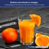 TURBO PRODUKTE 8er-Set Edelstahl Strohhalme Silber – 21,5 Produktbild-Vorschau 3