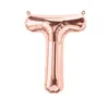 Folienballon Buchstabe T, rosegold, ca. 100 cm Produktbild-Vorschau 1