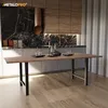 MetaloPro 2 gambe per tavolo in metallo nero 72 cm I Anteprima dell’immagine prodotto 6
