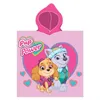 Paw Patrol Kinder Kapuzen Bade-Poncho Girl's Rosa 60x120 cm Produktbild-Vorschau 2
