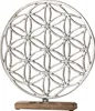 GILDE Dekofigur Lebensblume auf Holzbase H. 36 cm,48771 Produktbild-Vorschau 1