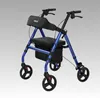 Wollex Rollator Blau leicht faltbar mit Sitz und Produktbild-Vorschau 2