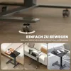 HOMCOM Stehpult Höhenverstellbar C-förmig Schreibtisch mit Produktbild-Vorschau 6