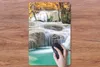 MuchoWow® Mauspad Mousepad Wald - Wasserfall - Herbst 40x60 Produktbild-Vorschau 3