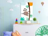 Vlies Leinwandbild - Happy Sloth (1 Part) Vertical 20x30 cm Produktbild-Vorschau 2