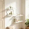 2er-Set Wandregal,Schweberegal im Rauten-Design,Deko Regal Produktbild-Vorschau 2