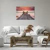 Bild auf Leinwand - Leinwandbild - Einteilig - Brücke Holz Produktbild-Vorschau 6