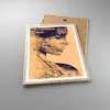 Gerahmtes Poster - Rahmen in heller Eiche - Frau Vögel Produktbild-Vorschau 3