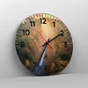 Wanduhr - Rund - Glasuhr - Bahn Herbst So - 30x30cm - Produktbild-Vorschau 4