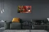 Glasbilder 140x70 Wandkunst Flitter Weihnachtsbaumg Produktbild-Vorschau 4
