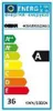 An energy efficiency label for a light bulb. Produktbild-Vorschau
