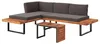 home24 Loungeset - 3-teilig - Akazie Massiv / Polyester Produktbild-Vorschau 4