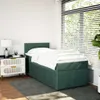 Boxspringbett mit Matratze Dunkelgrün 90x200 cm Samt Produktbild-Vorschau 3
