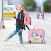 GOPLUS Kinderkoffer mit Rucksack, Reisekoffer mit Produktbild-Vorschau 2