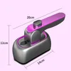 A product image showing a handheld garment steamer with dimensions indicated. Produktbild-Vorschau