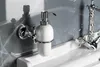 NEVIS Wiszący dozownik mydła, ceramiczny, chromowany Podgląd zdjęcia produktu 2