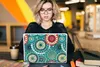 MuchoWow® Laptop Aufkleber Sticker Cover Mädchen - Blumen - Produktbild-Vorschau 5