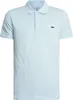 Lacoste Polo hellblau einfarbig Piqué 2-Knopf normale Produktbild-Vorschau 9