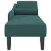 Maison Exclusive - Chaise longue con cojín, color verde Vista previa de la imagen del producto 5