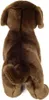 A brown stuffed Labrador dog seen from the back. Produktbild-Vorschau