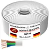 10m Kunststoffschlauchleitung H05VV-F 5G2,5 Weiß Flexible Produktbild-Vorschau 4