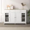 MODFU Kommoden Sideboard mit gehärteten Glastüren und Produktbild-Vorschau 1
