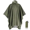 3-in-1-Regenmantel mit Kapuze, lang, mit Tasche Produktbild-Vorschau 3