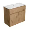 Waschbeckenunterschrank Badmöbel Sink Holz Badschrank Gäste Produktbild-Vorschau 9