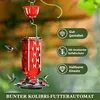 Glas Kolibri Futterspender 710 ml mit 6 Futteröffnungen Produktbild-Vorschau 4