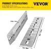 1520 x 305 mm Aluminiumrampen 2 Stk. ATV-Rampen Laderampen Produktbild-Vorschau 7