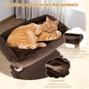 Tiragraffi COSTWAY, 148 cm, albero per gatti con grotta per Anteprima dell’immagine prodotto 6