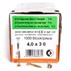 Spanplattenschrauben mit Senkkopf 4,0 x 30 - 1000 Stk., Produktbild-Vorschau 2