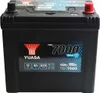A black car battery with branding and specifications visible. Produktbild-Vorschau