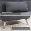 Fauteuil-lit HOMCOM 3-en-1 pliable, canapé-lit avec Voir les images du produit 7
