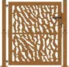 vidaXL Cancello da giardino 100x100 cm in acciaio Anteprima dell’immagine prodotto 3