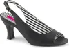 JENNA-02 Pleaser Pink Label Damen Peep Toe Pumps schwarz Produktbild-Vorschau 1