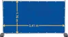 Bauzaunplane 1,76m x 3,41m Sichtschutzplane Zaunblende Produktbild-Vorschau 4