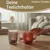 LS-LebenStil 4´er Set Glas Teelichthalter Retro Rosa Rose Produktbild-Vorschau 5