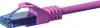 CAT6a Netzwerkkabel 100% Kupfer - U/UTP - 0,15 Meter - Rosa Produktbild-Vorschau 1