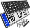 Kennzeichenhalter mit umlaufendem Rahmen Kfz-Kennzeichen Produktbild-Vorschau 1