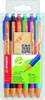A pack of six STABILO pointball pens in various colors, displayed in clear plastic packaging. Produktbild-Vorschau