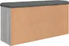 vidaXL Lavice na boty šedá Sonoma 102x32x50 cm Materiál na Náhled obrázku produktu 7