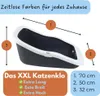 XXL Katzenklo Katzentoilette groß Großes Katzenklo 70 cm Produktbild-Vorschau 2