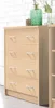 Kommode >Olli< in Buche - 74x86x35cm (BxHxT) Voir les images du produit 1