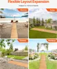 SucceBuy Gerader Gartenweg aus Holz, ausrollbarer Gehweg, Produktbild-Vorschau 6